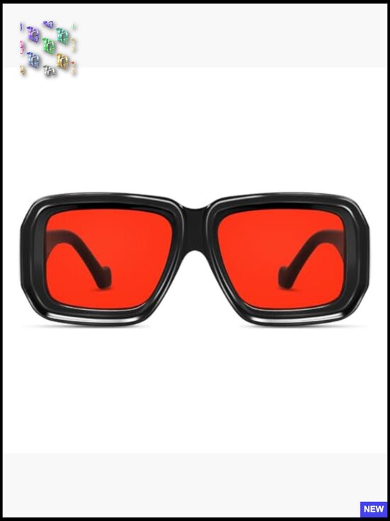 Vintage Oversized Square Sunglasses Retro Chic UV400 Protection